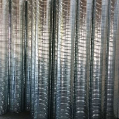 304不锈钢镀锌白铁皮螺旋排气风管工业除尘排烟管道烟罩排烟管