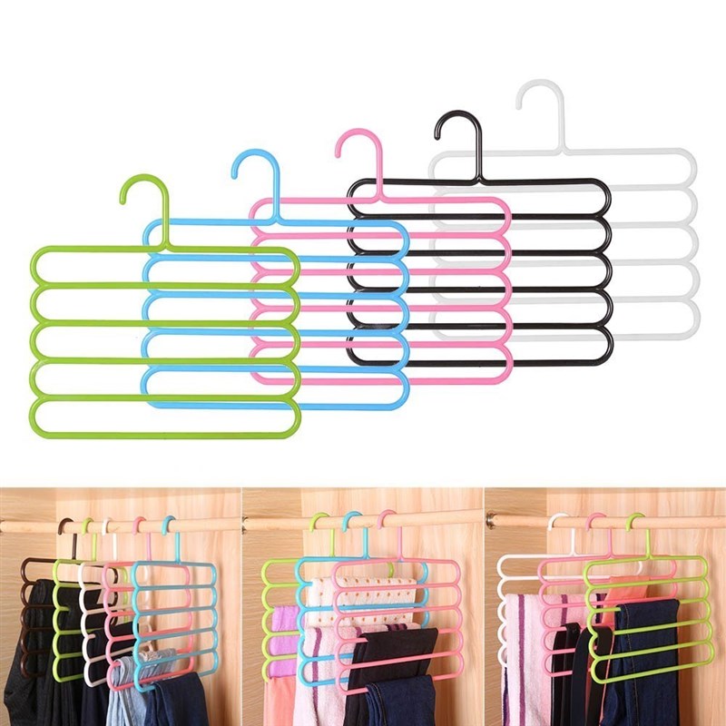 Non slip Multi Functional Pants Trousers Rack Hanger Scarf