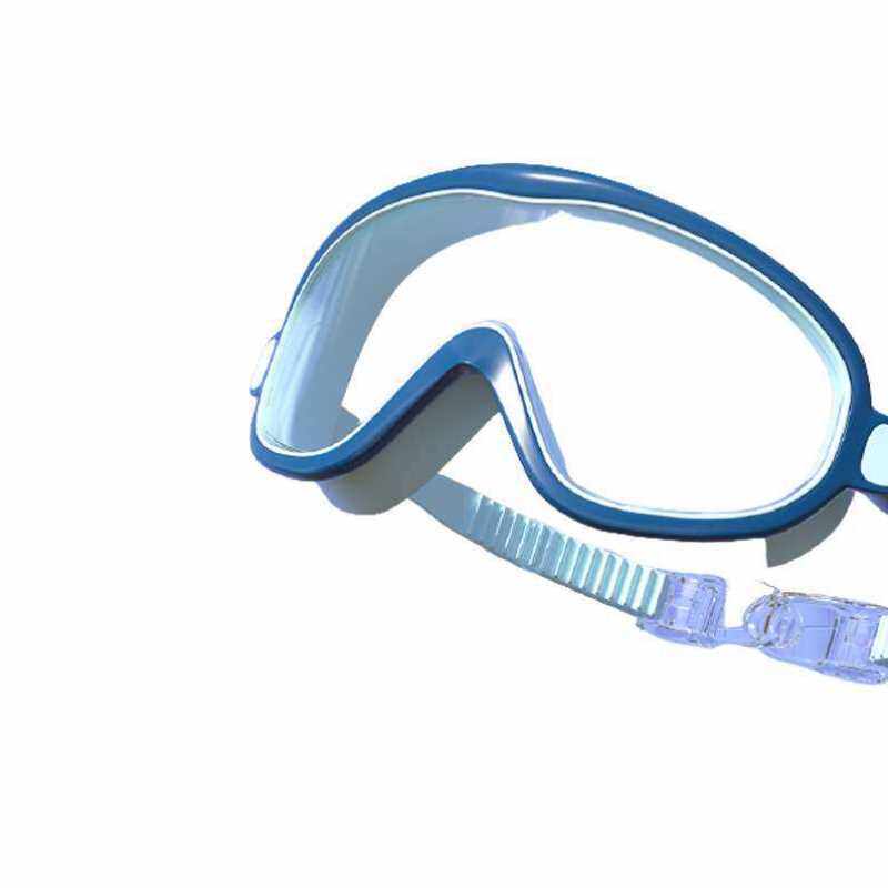儿童游泳眼镜-14岁男女童大框防水防雾高清潜水装备泳帽泳镜套装