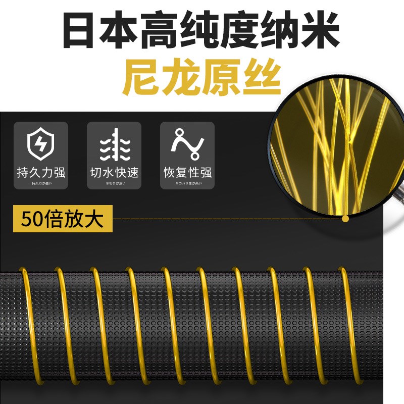 进口高端竞技细鱼线东丽原丝主线尼龙线钓鱼专用品牌子线不打卷