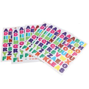 10 Sheet Colorful Letter Stickers Alphabet Stickers DIT Car