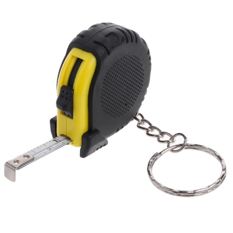 1M/T22 Measure Tape Keychain Roulette Retractable Measuring