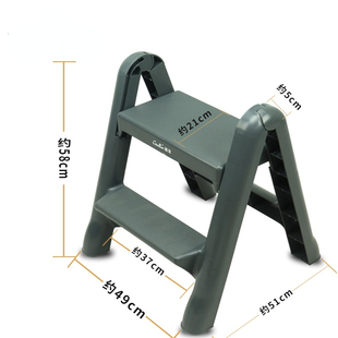 Multifunctional Step Ladder Chair Convenient Foldable Ladder