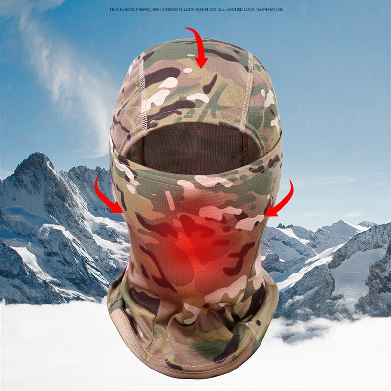 头套男女保暖面罩机车骑行防风脸罩户外卡丁摩托车头盔内衬胆冬天