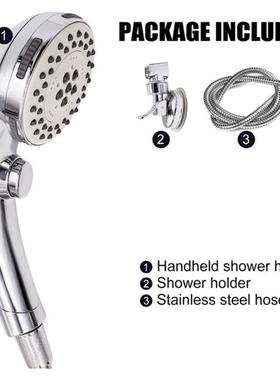 Shower Head with 1.5 M Hose 5 Jet Types Hand Shower Water-Sa