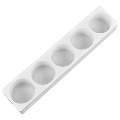 5 Cells Round-Shape Cake Moulds Silicone Mold Mousse Ice