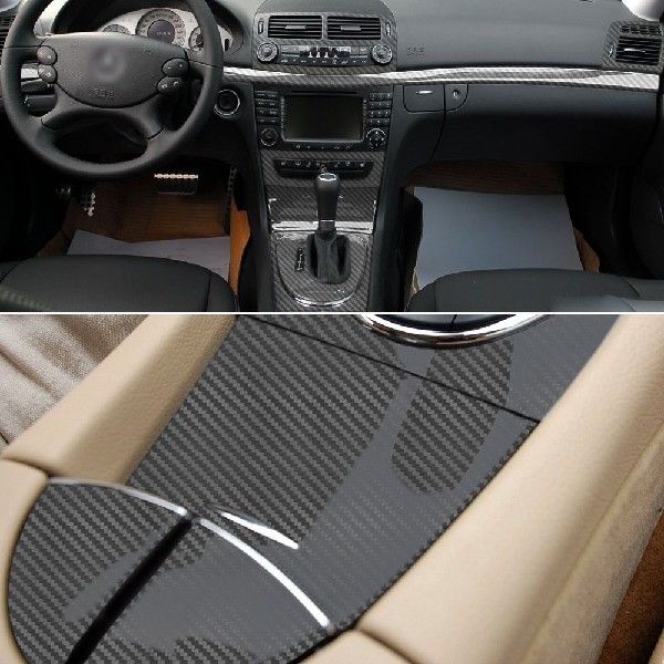 Car-Styling 5D Carbon Fiber Car Interior Center Console Colo
