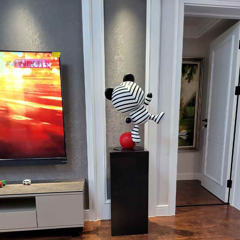 Living room floor stand decoration TV cabinet decorations