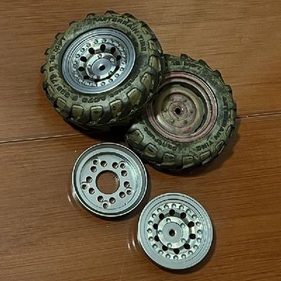 Metal Beadlock Wheel Rim Wheel Hub For FMS 1/24 FCX24 1/18 M