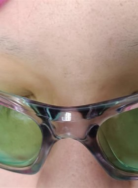 亚文化未来感元宇宙欧美街头辣妹y2k原宿千禧粉机能眼镜太阳墨镜