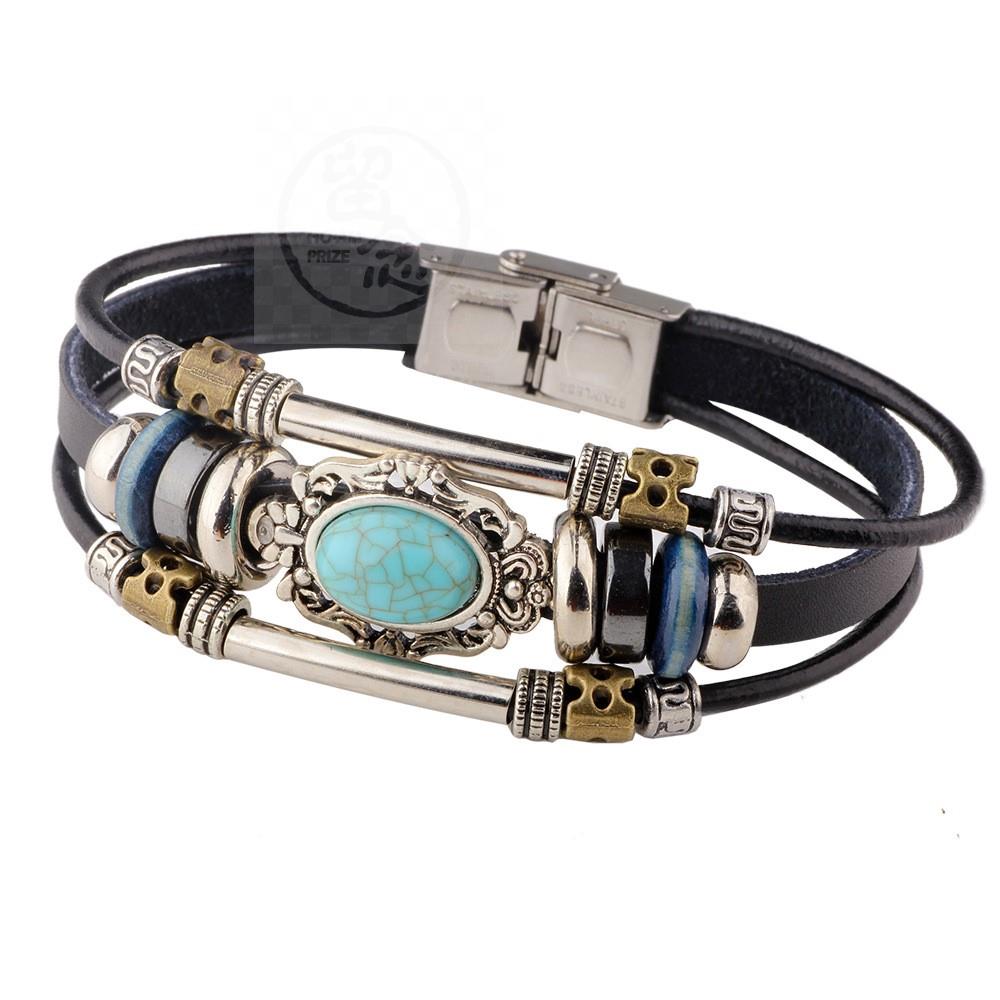 新品(Vintage Leather Brlet Fashion DIY versatile court style