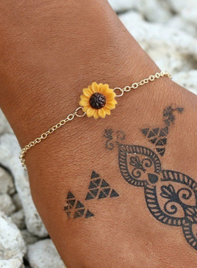 新品5pcs/lot Jewellery Set Women Sunflower Accessories Set N