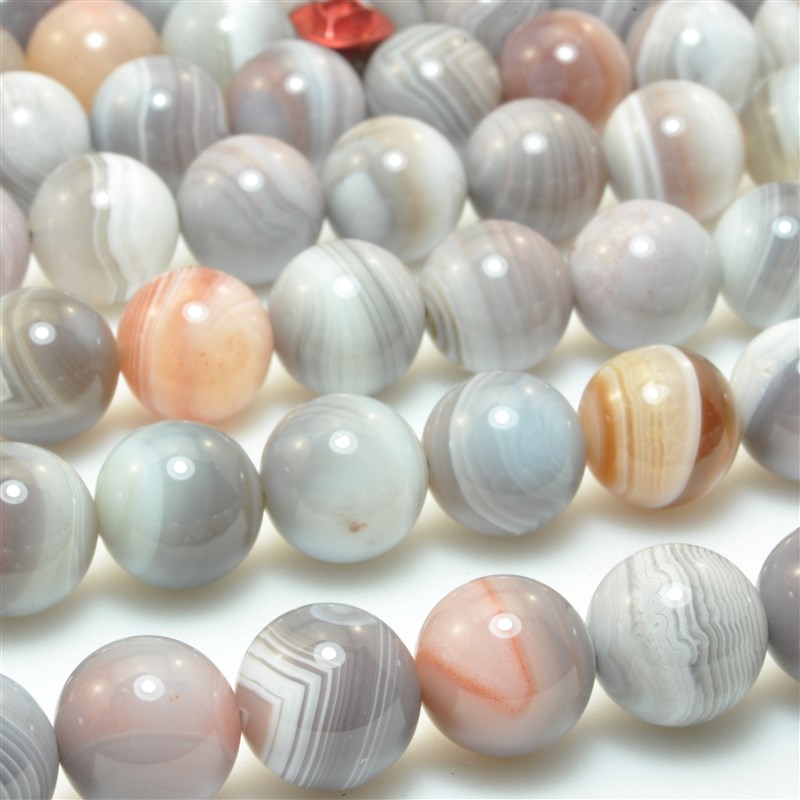 波斯湾玛瑙天然散珠光面圆珠手錬DIY材料项链手串珠子半宝石beads