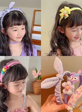 儿童发箍束发小女孩头箍碎发发卡防滑可爱女童头饰森系发箍syxl