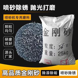 金剛砂磨料噴砂機砂料金屬工件翻新除銹拋光打磨材料石材刻字