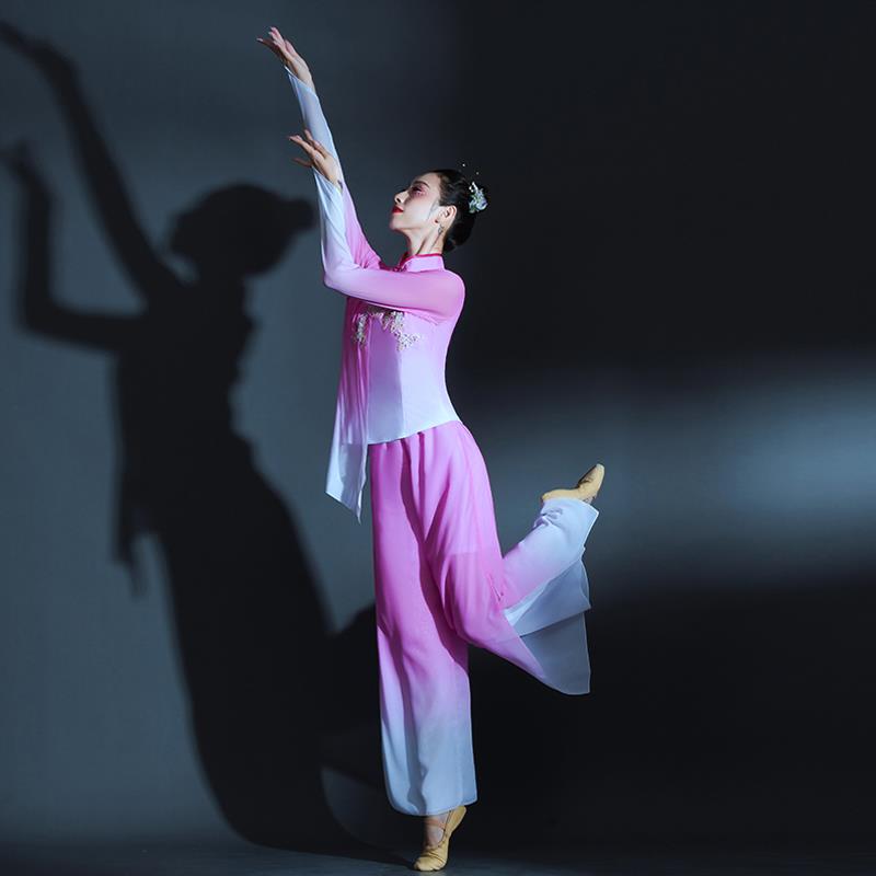 好货胶州秧歌服演出服2025新款古典舞蹈服装女飘逸扇子伞舞广场舞