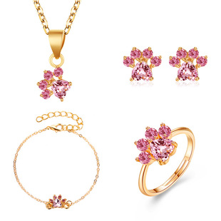 好货Hot Sale Elegant Luxurious Engagement Party Jewelry Set