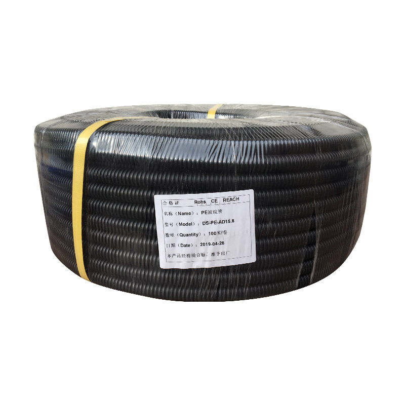 塑料波纹软管汽车螺纹管PE穿线管PP阻燃柔性防水套管耐高温可开口