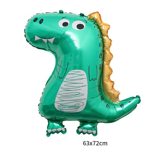 极速New Happy Birthday Dinosaur Balloons Party Decor Dino Bo