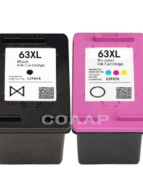 2 Compatible Ink Cartridges for HP63 XL for HP Envy 4520 451