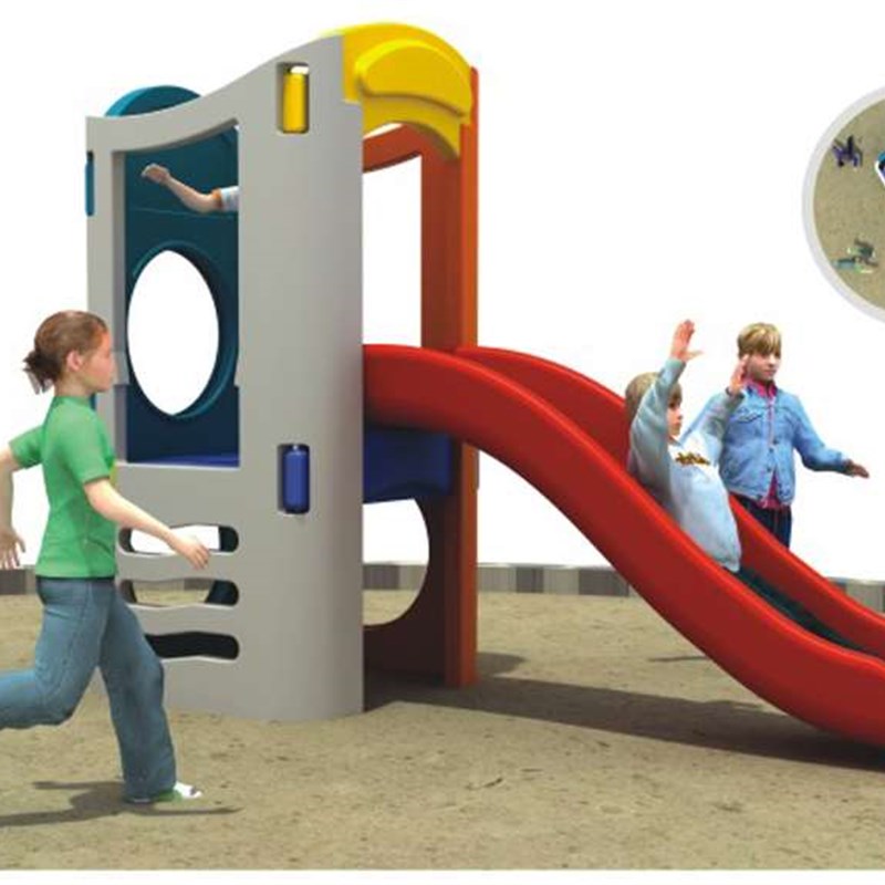 幼儿园户外室内儿童滑梯攀爬滑滑梯五合一塑料乐园游乐场A型