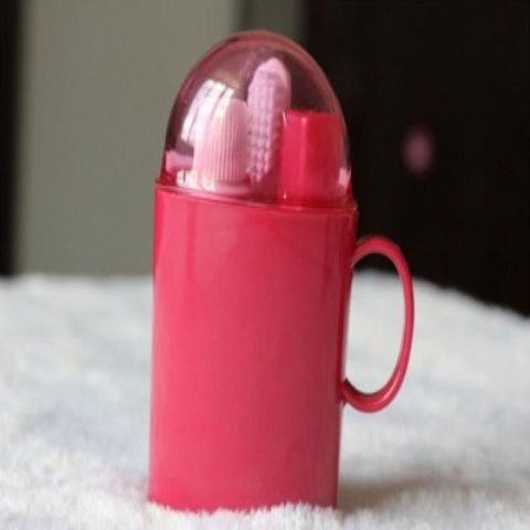 旅行牙具便携套装迷你折叠牙刷牙膏漱口杯环保又卫生旅游方便包邮