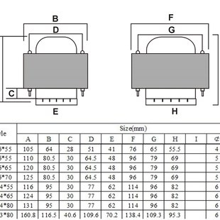 400W进口Z11片2A3/300B,KT88,EL34,KT66单端推挽胆机电源变压器
