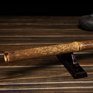 湛文兵藏品湘妃竹箫高级洞箫老竹箫萧笛八孔成人专业演奏级潇乐器