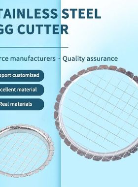 Egg Slicer Cutter Stainless Steel Multifunction Fruit