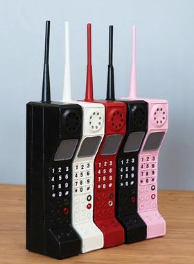 复古怀旧创意大哥大80年代手机模型仿真橱窗摆件中国风古装道具