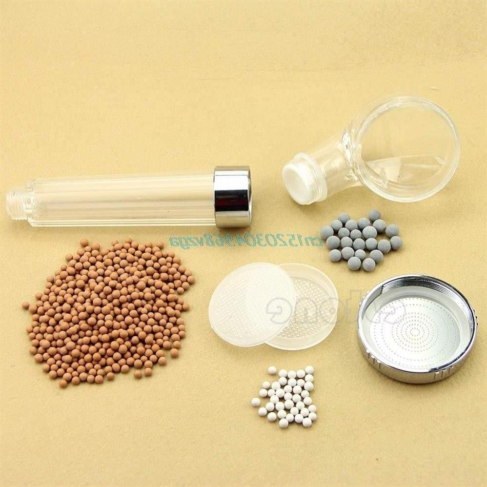 Shower Head Filter Water Ionizer Removes Chlorine 1pc 4in1