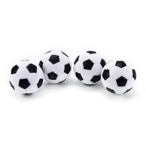 32mm 4 Pcs Black And White High Quality Resin Foosball