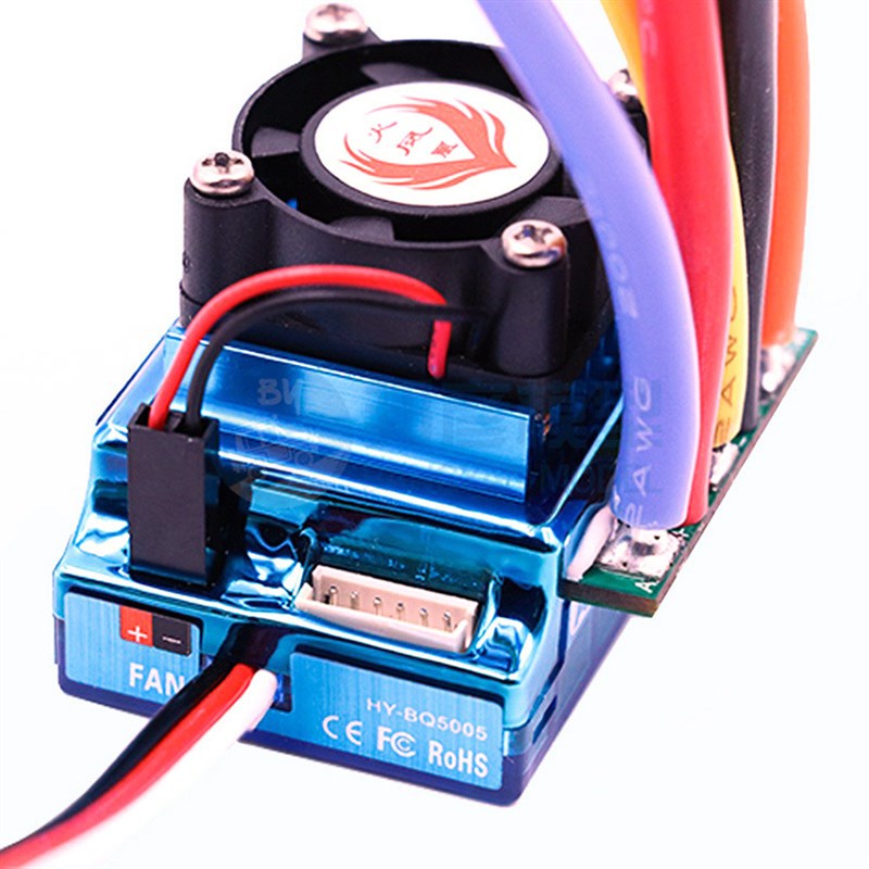 火凤凰120A无刷有感无感双向电调1/10遥控车船RC模型用防水2S-4S