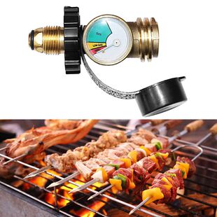 好货Universal BBQ Gas Propane Pressure Gauge Tank RV Pressur