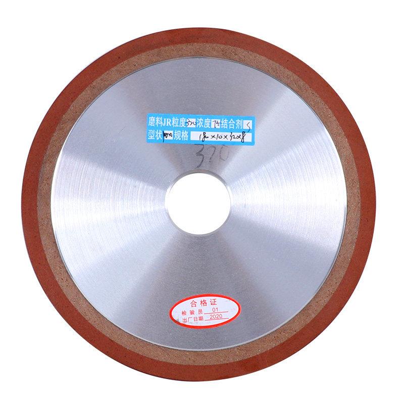 单斜边金刚石砂轮片斜口砂轮合金钨钢锯片锯齿砂轮刀头磨片磨锯片