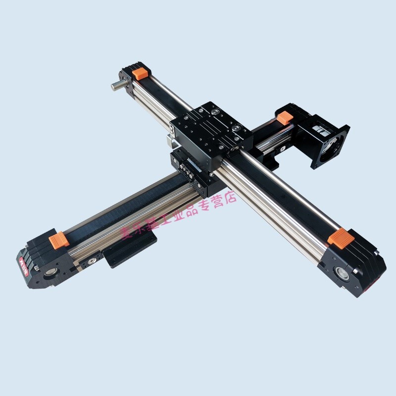 适用十字滑台xy两轴精密数控自动上下料滑轨喷涂皮带式同步带直线