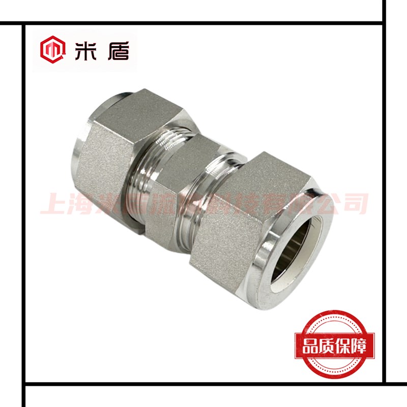 316不锈钢卡套管接头 直通接头1又1/2 in.卡套管外径接头