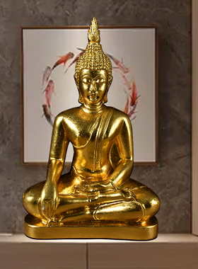 泰国木雕工艺品佛像象牙摆件东南亚风格异域风情玄关桌面装饰摆设