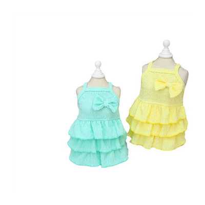 狗狗裙子公主裙小型犬比熊博美衣服夏天薄款吊带夏装宠物服装可爱