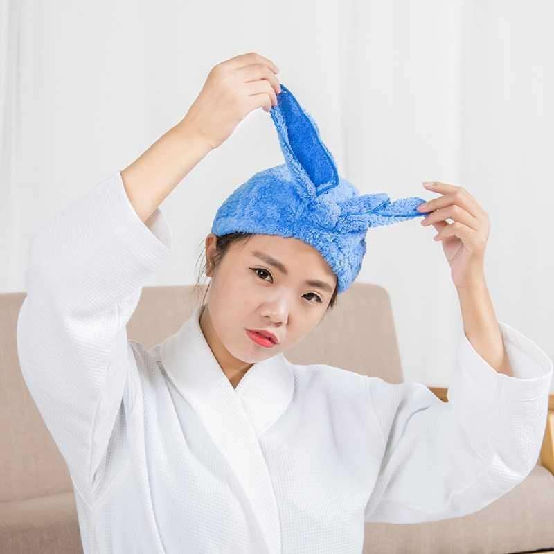 好货儿童干发帽女宝宝女童吸水速干巾小孩浴帽婴儿干发神器可爱头
