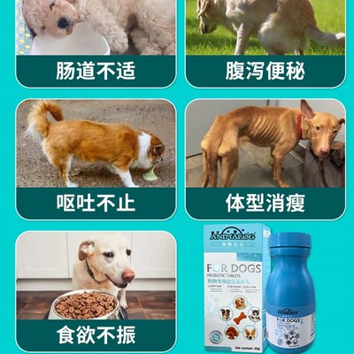 狗狗增肥长肉快速长胖不吃饭狗食厌食挑食消食片开胃增食慾调肠胃