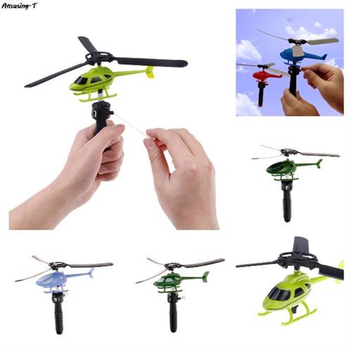 Aviation Model Copter Handle Pull Line Helicopter Plane
