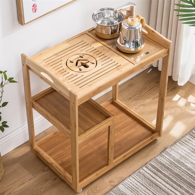好货小茶桌茶盘功夫茶具套装茶艺桌艺术会客迷你沙发旁边创意收纳