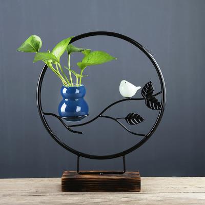 好货创意陶瓷水培花瓶摆件桌面现代T花盆客厅玄关北欧简约插花装