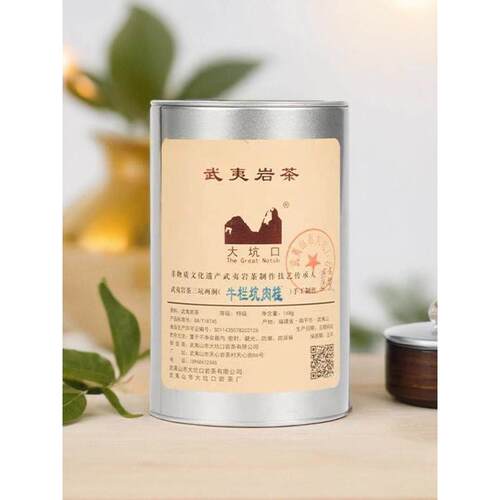 新疆包邮大坑口牛栏坑肉桂岩茶武夷大红袍茶罐装自饮168g茶叶送礼