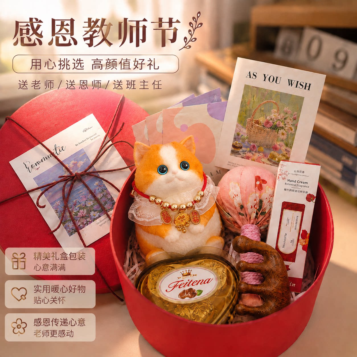 原创高档实用教师节精美礼盒套装