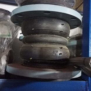 双球橡胶软接头 KXT橡胶法兰软连接 橡胶减震器DN65 80 100 150