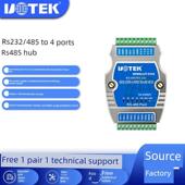 485到4端口Rs485集线器光电隔离Ut Utek Rs232 5104工业级Rs45集
