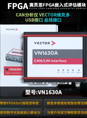 vector全新原装VN1630A VN1640支持CANfd CANape CANoe分析仪程式