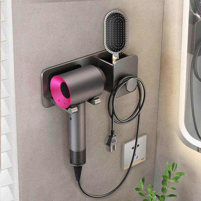德国吹风机置物架免打孔浴室适用徕芬吹风支架子电吹风机放置架壁